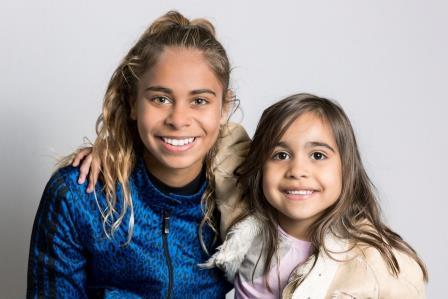 Potrait of Aaliyah and Lailah
